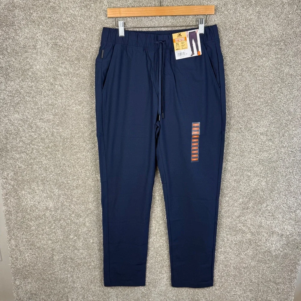 ZeroXposur Mens Performance‎ Pull-On Pant Navy Blue Stretch UPF 50+ Small NEW